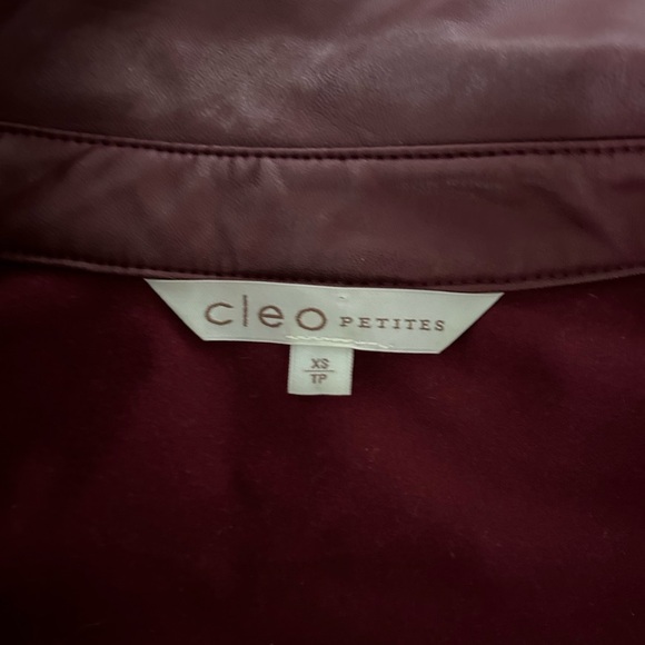 Cleo Burgundy Women's Jacket - Picture 3 of 3